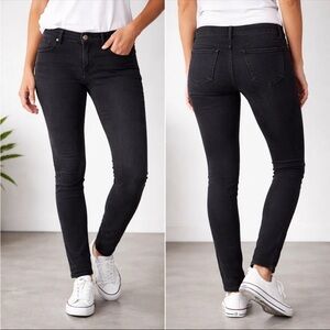 Riders by Lee Women's Black Skinny Mid Rise Jeans SZ 10P